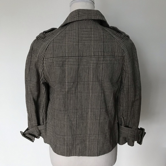 HP🎉 NWOT Banana Republic Brown Plaid Jacket - Picture 7 of 7